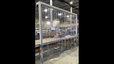 STRIP CURTAIN DOOR